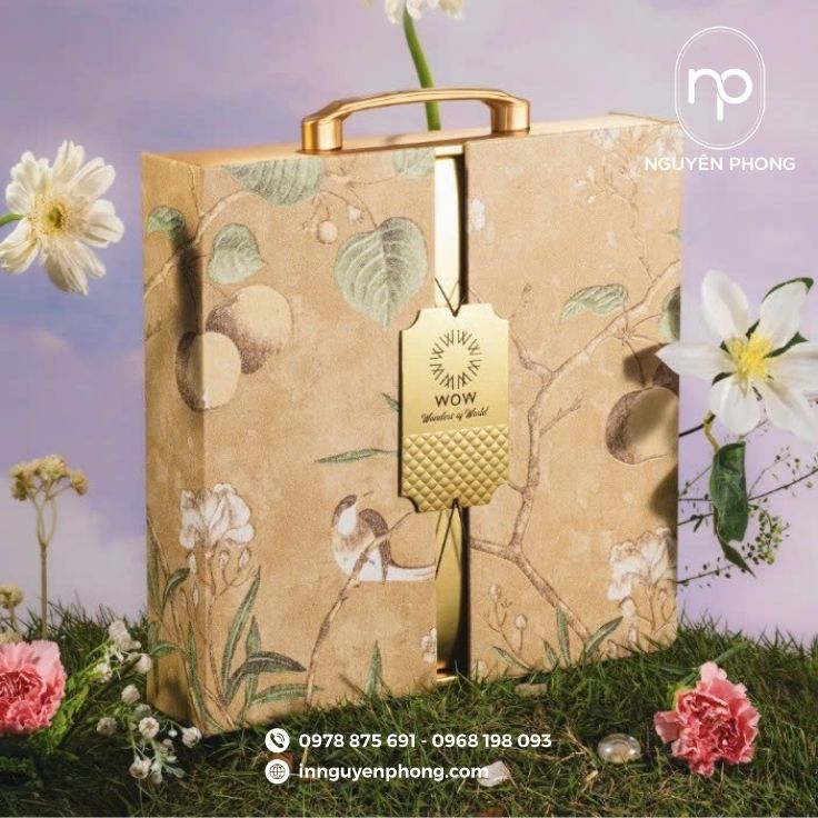 Mẫu hộp bánh trung thu đơn giản mà sang trọng